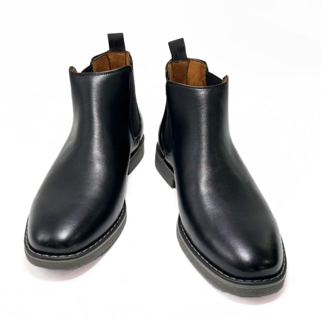 Finishing & Sewing Botas Chelsea para hombre, estilo informal, informales