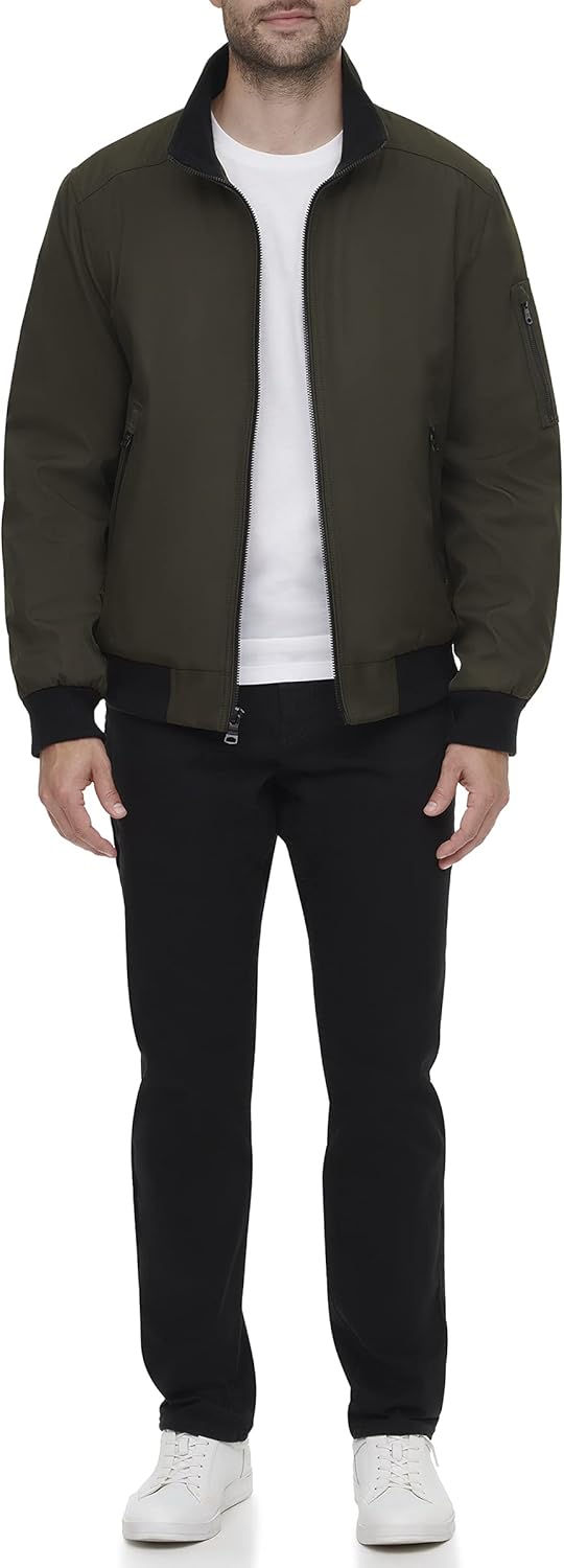 Calvin Klein Mens Winter Coats - Sherpa-lined Hooded Soft Shell Jacket - Image 7