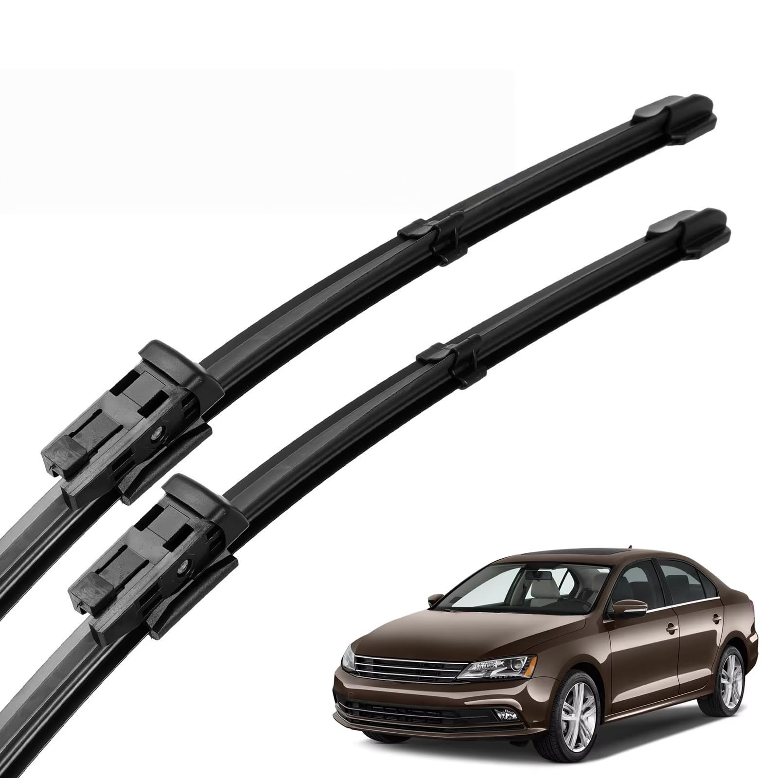 Essuie-Glace Avant 24" 19" pour VW Jetta 6 Passat CC 2012-2018