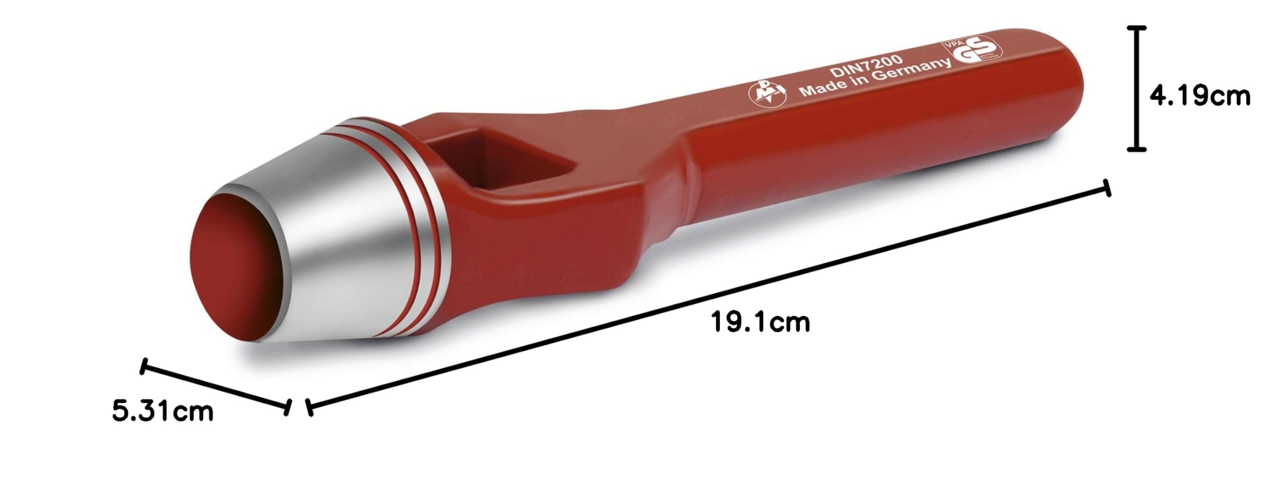 PAFFRATH 0100320 - Sacabocados de puente DIN 7200 forma A (32 mm)