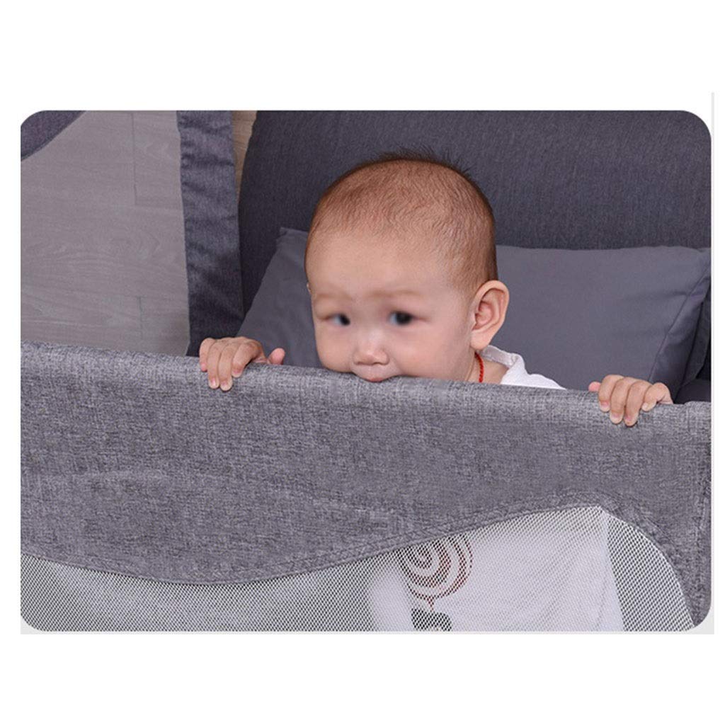 Barandilla de cama alta de seguridad para bebés, barandilla para cama de bebé, barandilla plegable extra ancha anticaídas para niños, barandilla de cama extra fuerte (tamaño: A-180 cm)