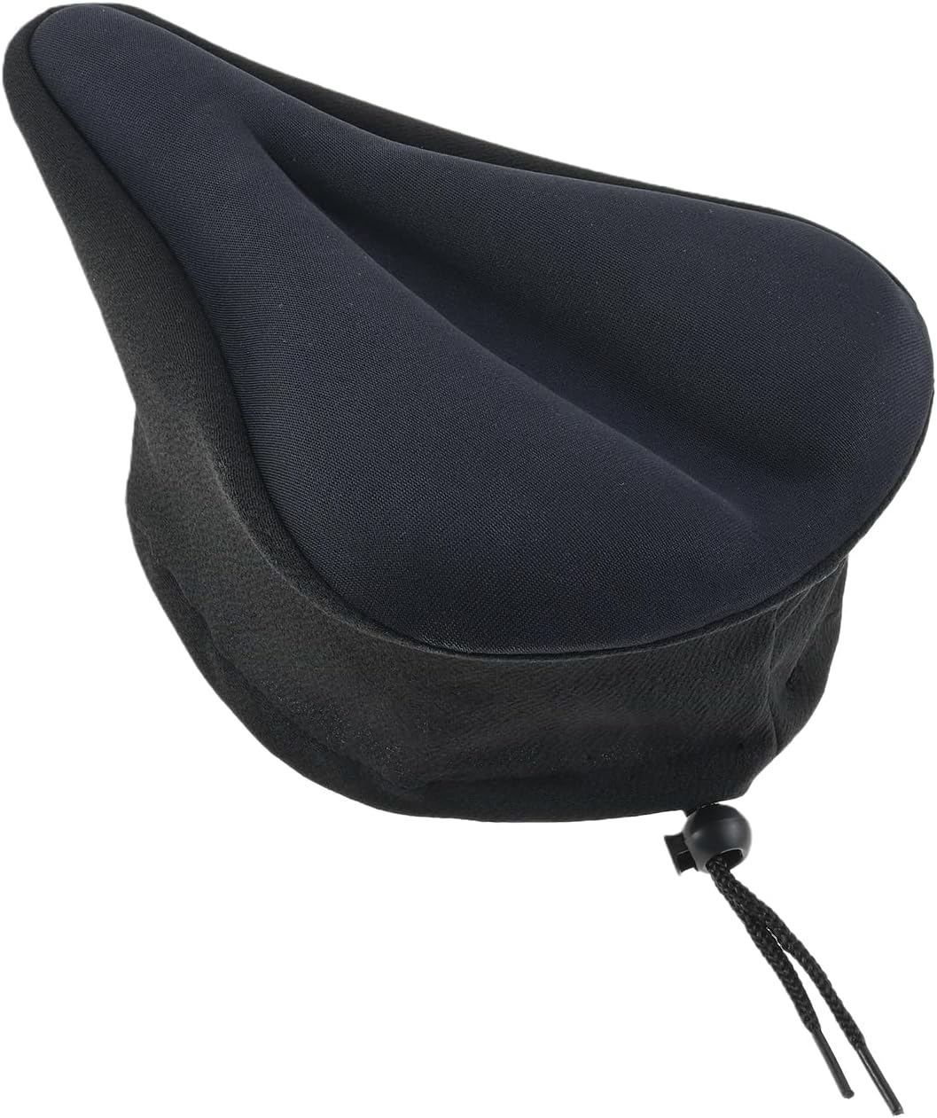Gel-Padded Bike Seat Cushion, Adjustable Velco Secure Bicycle Cushion Saddle for Men & Women, Fits Peloton, BMX, MTB, Spin & Stationary Bikes