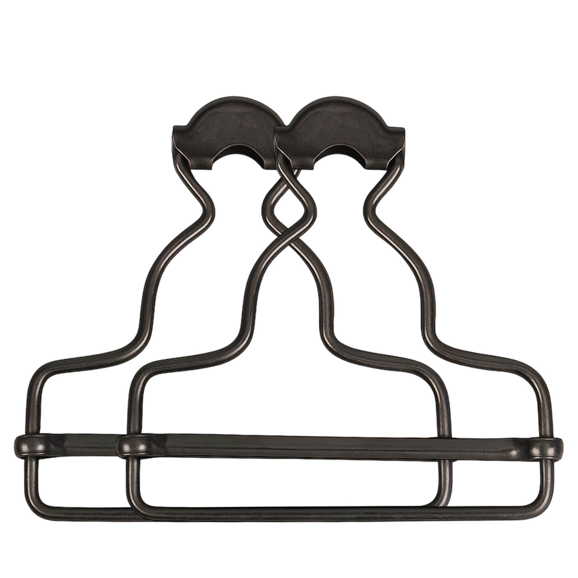 WedDecor Dungaree Buckles Metal Clip Fasteners Snap Clips for Repairing Damaged Clothes, Replacement, Suspender, Jackets, Kids Overalls, Jumpsuits, 42mm, Gunmetal, 10pcs