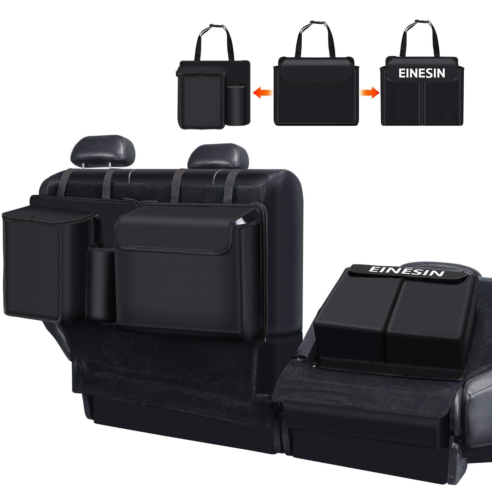 Einesin Car Boot Organiser, Seat Back Hanging Organisers with Built-in ...