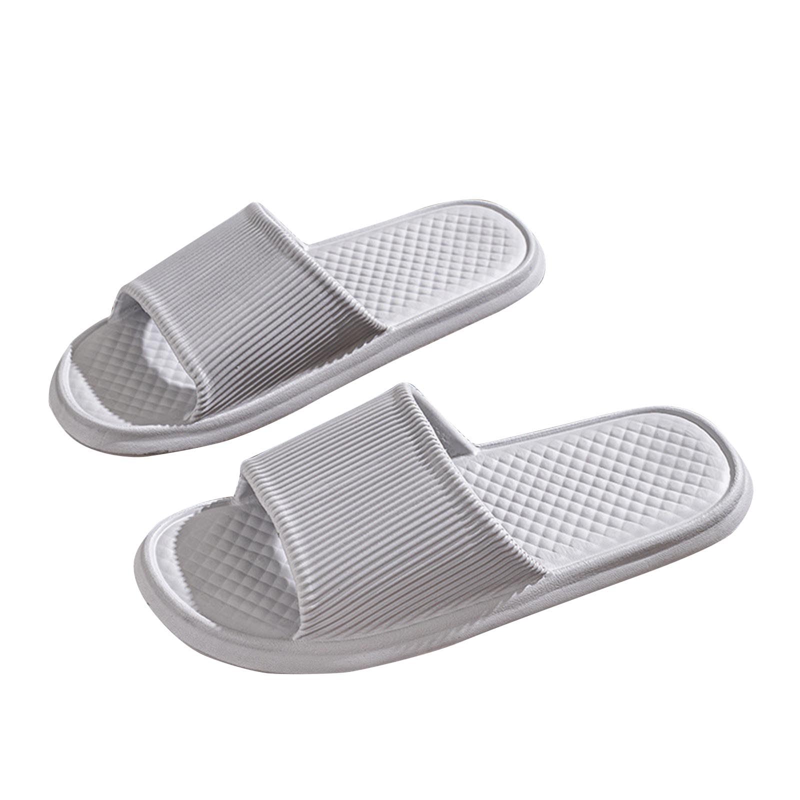 Non-Slip Slipper for Bathroom and Home Thick-Soled Lightweight Design Unisex Indoor Outdoor House Shoe with Soft Sole