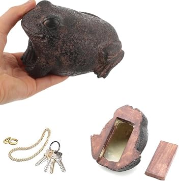 Exterior Replacement Key Hideaway Secret Container Shaped