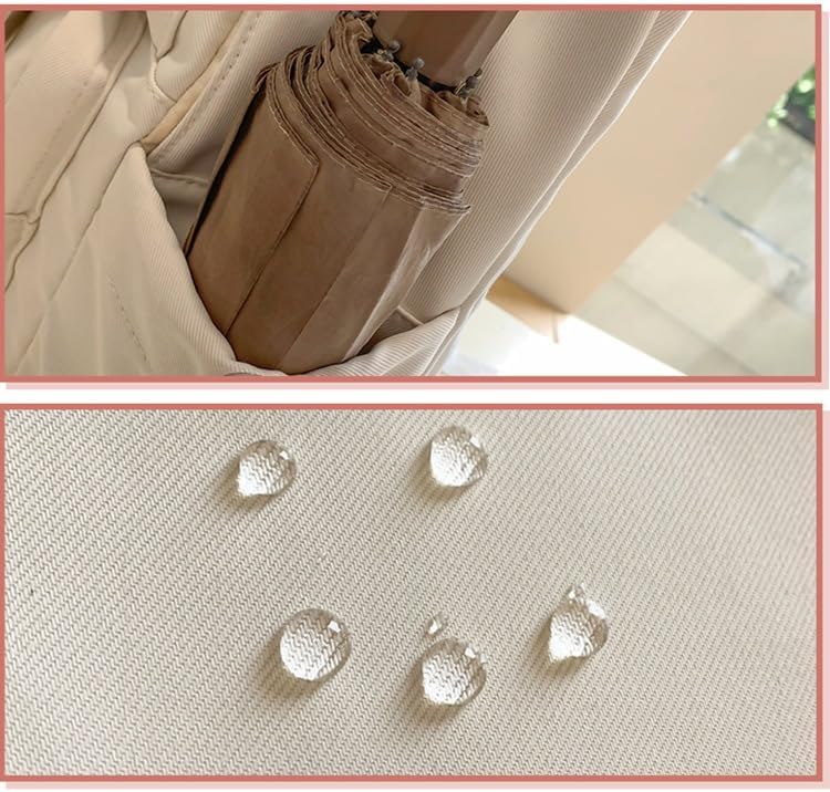 Kawaii Bunny Ear Backpack for Girls Teen Women School Daypack for Travel Bookbag with Cute Pendant (Blue) - Image 3