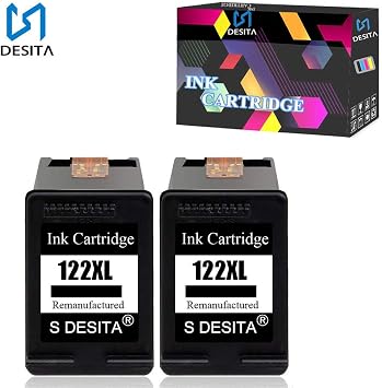Amazon.com: Bora cartucho de tinta para HP 122 x l ch561hl Negro Works para  HP Envy 4500 5530 : Productos de Oficina