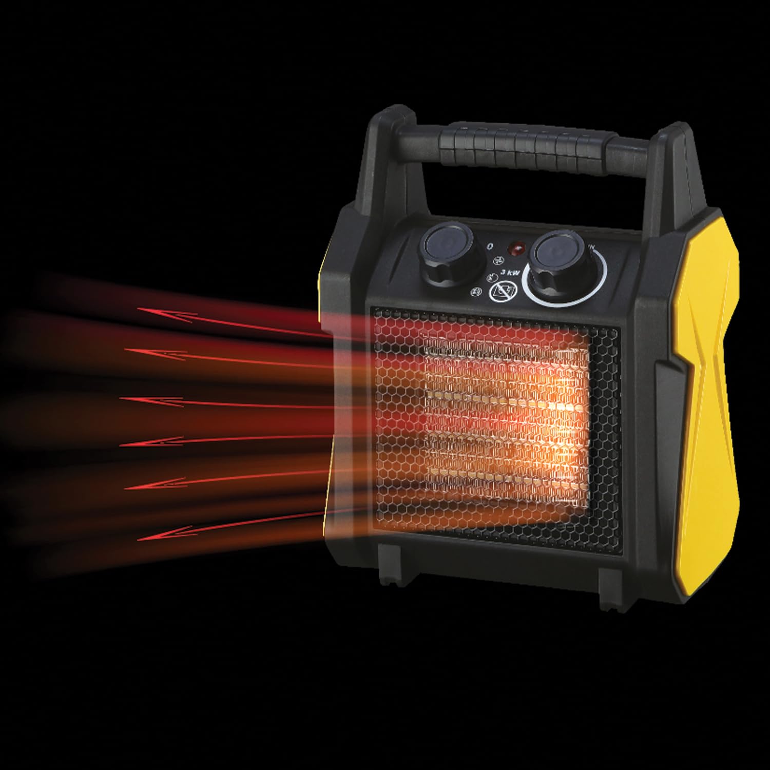 Generador de aire caliente industrial cerámico 3KW