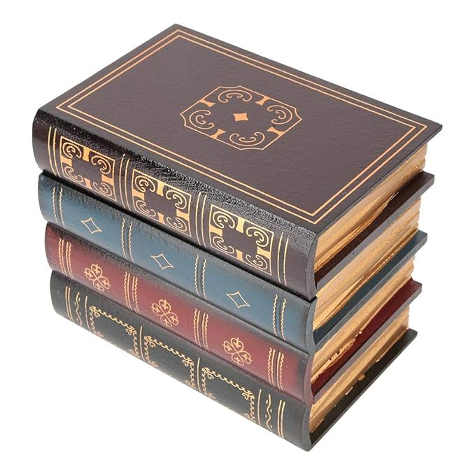 Fake Book Box, Light Weight Exquisite Appearance Vintage Fake Book Box