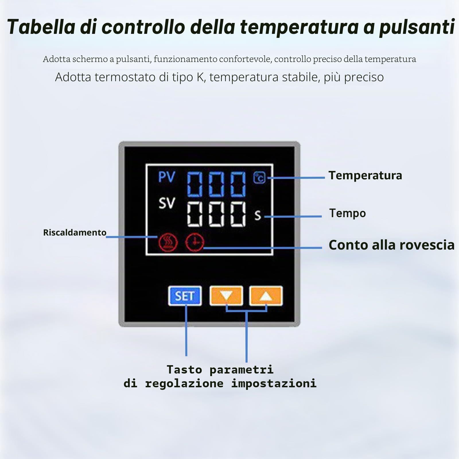 Pressa idraulica Rosin 5 tonnellate Manuale Press con doppie piastre di riscaldamento & indicatore LED digitale, temperatura regolabile per l'estrazione di erbe e polline, pressa da tavolo compatta