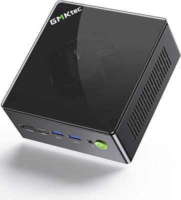 GMKtec Gaming Mini PC AMD Ryzen 7 8845HS (Turbo 5.1GHz) 32GB DDR5 512GB PCIe 4.0 SSD Dual i226V NIC/Oculink Port/USB-C 4 * 2/ HDMI 2.1 DP2.1/ Radeon 780M K8PLUS