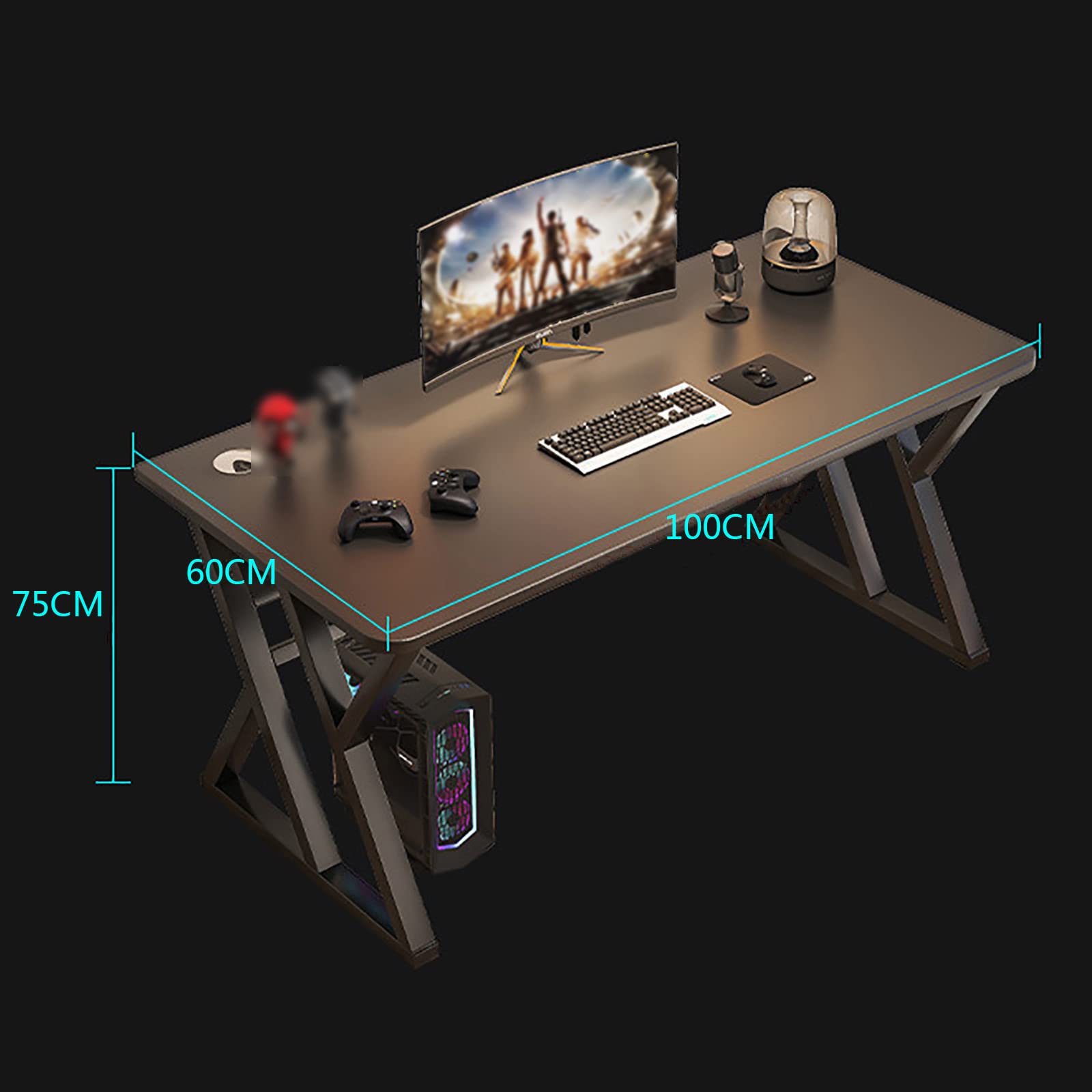 Amazon | コンピュータデスク、ホームオフィス用ゲームデスク