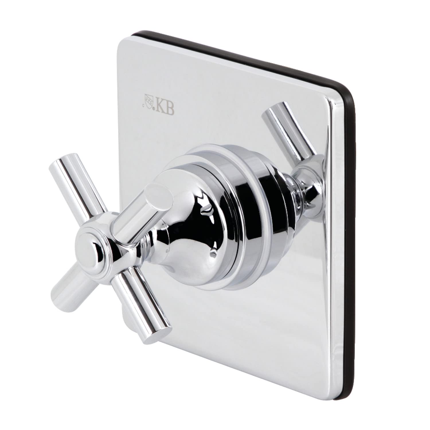 Vanne de dérivation Kingston Brass KS3041EX anti-fuite 3 voies chrome poli