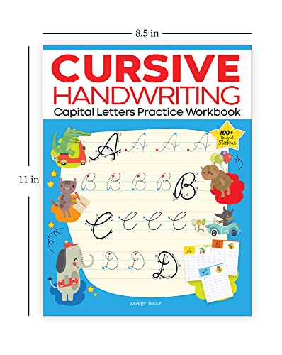 Cursive Handwriting: Small Letters, Capital Letters, Joining Letters and Word Family: Level 1 Practice Workbooks For Children (Set of 4 Books) - Image 2
