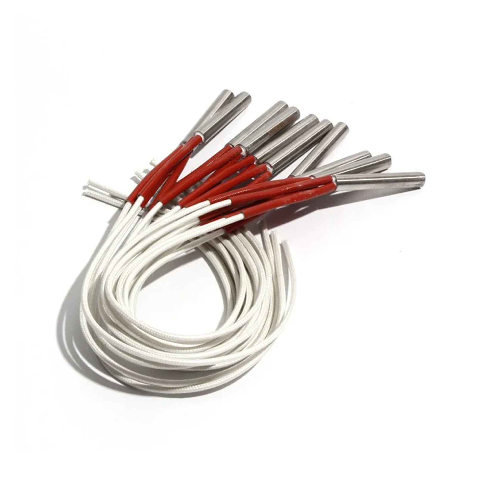Elemento a cartuccia di riscaldamento, 5 pezzi, 9,5 mm, diametro 25 ~ 35 mm, lunghezza cartuccia riscaldamento 110/220/380 V, tubo cilindrico 304SUS 70/80/85/90/100 W, parte elettrica (380 V, 70 W
