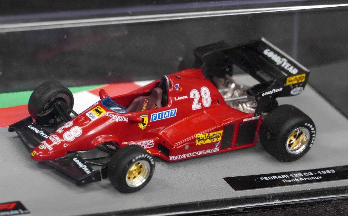 Amazon.co.jp: ○66 フェラーリ 126 C3 ♯28 〈ルネ・アルヌー〉1983F1 