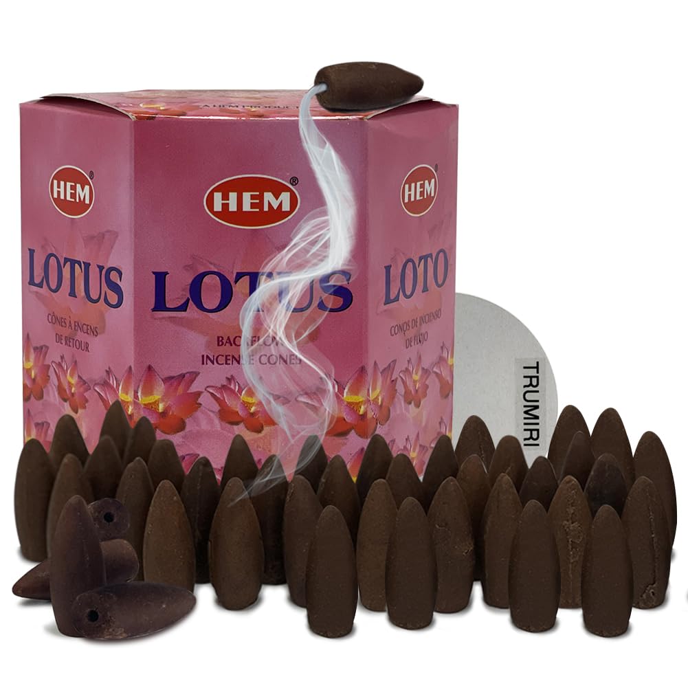 Lotus Backflow Incense Cones for Waterfall Inciensos Aromaticos|Incienso|Inciense|Insienso