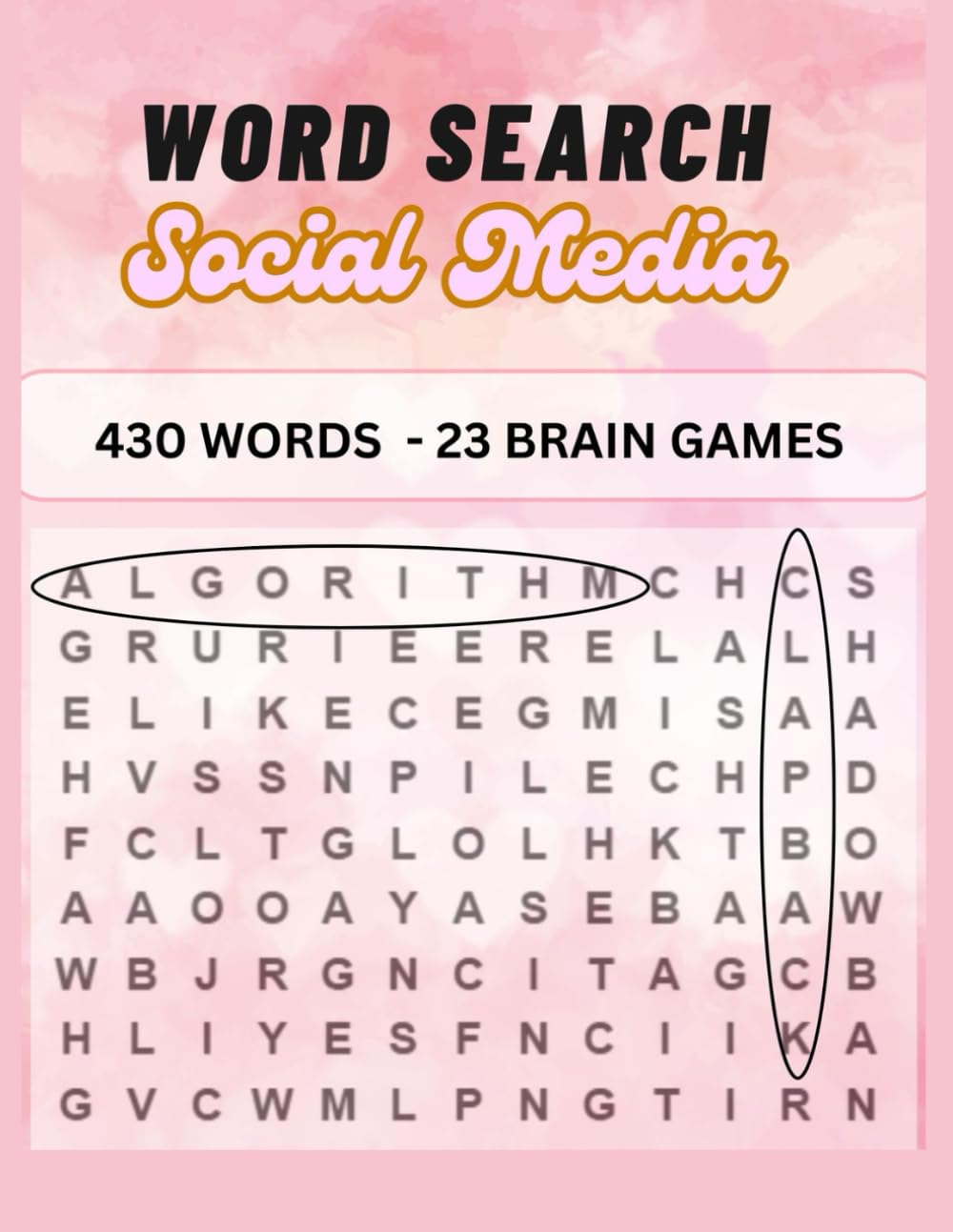 Social Media Word Search Puzzle