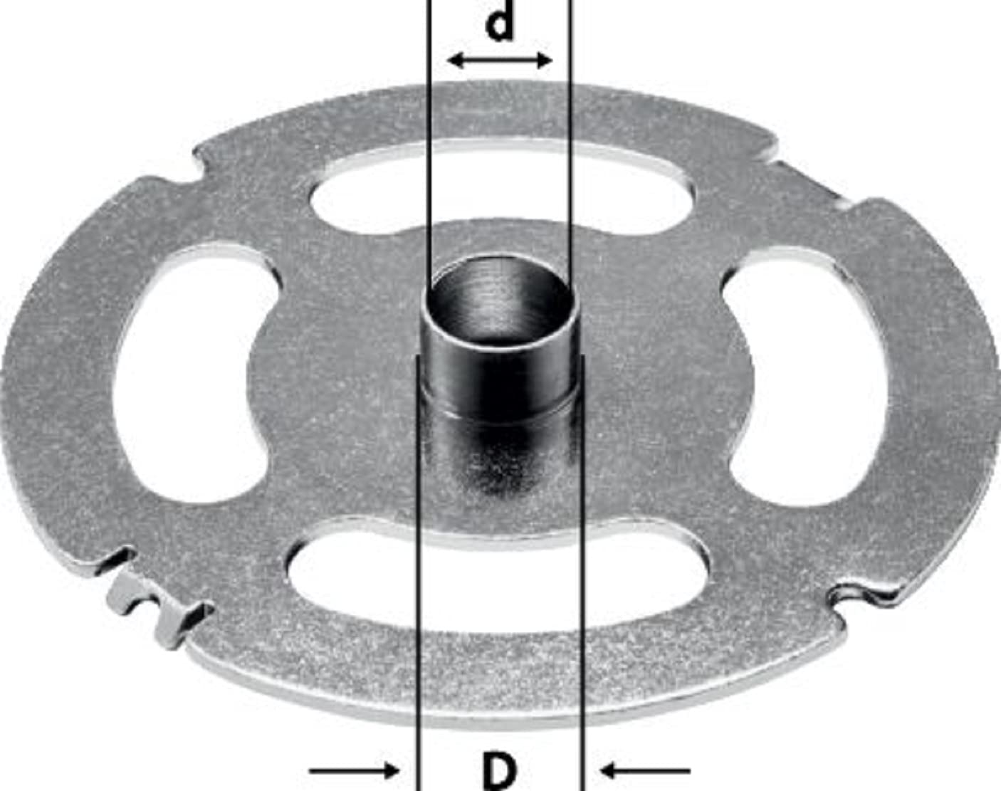 Festool Copying Ring for of-2200, 17 mm Diameter, Multi-colour, KR-D 17,0 - Image 2
