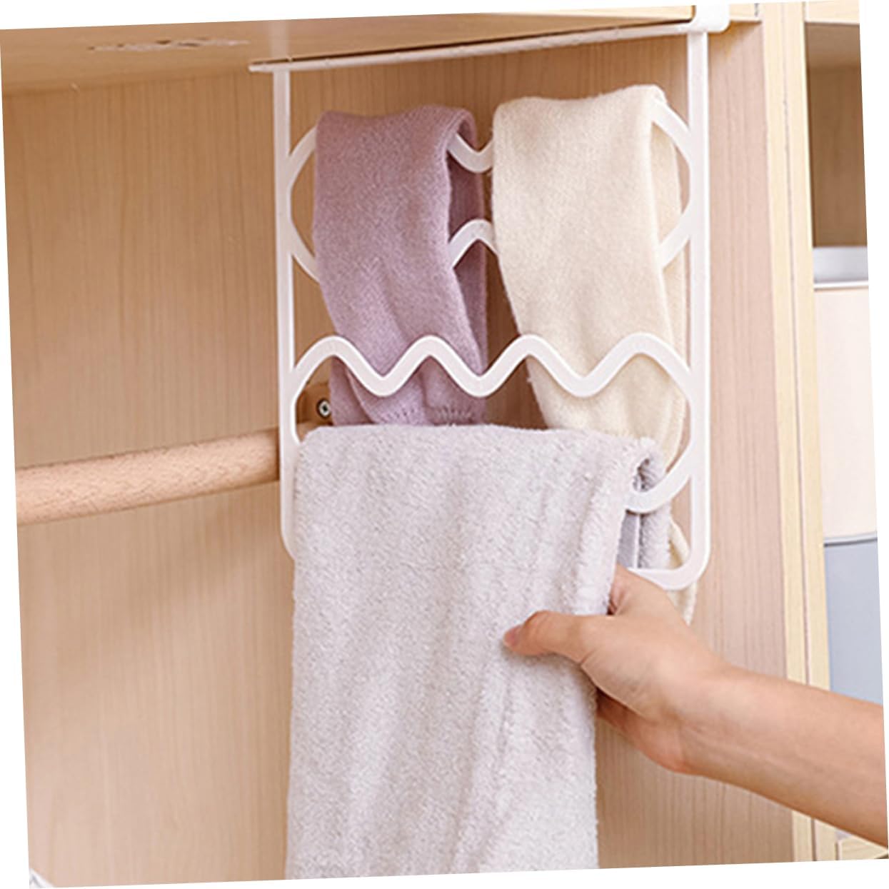 GARVALON 10pcs Closet Shelf Dividers Organizers Easy Setup Maximized Space for Bedroom Office