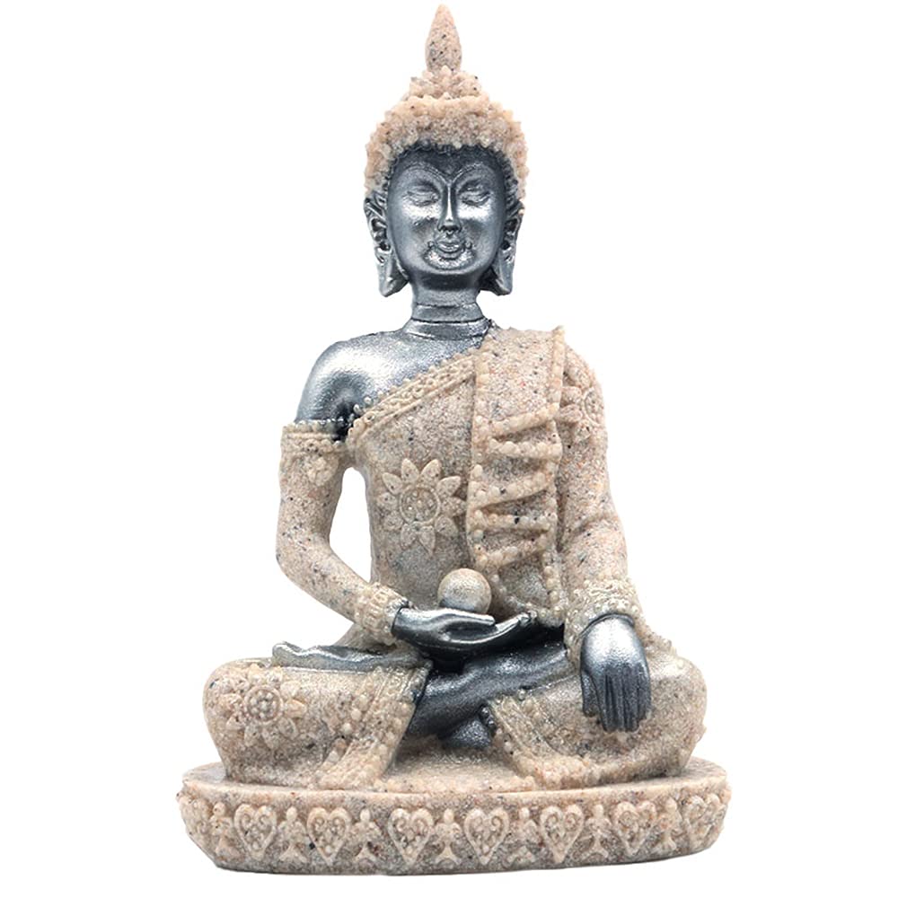 Exclusief Handgemaakt Stenen Boeddha Tuinbeeld Dhyana Mudra 120cm | Lotus Art