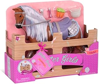 لعبة حصان سيليستيال مورجان لامع مقاس 14 بوصة موديل (Gg58001Z) من جليتر جيرلز، متعدد الألوان