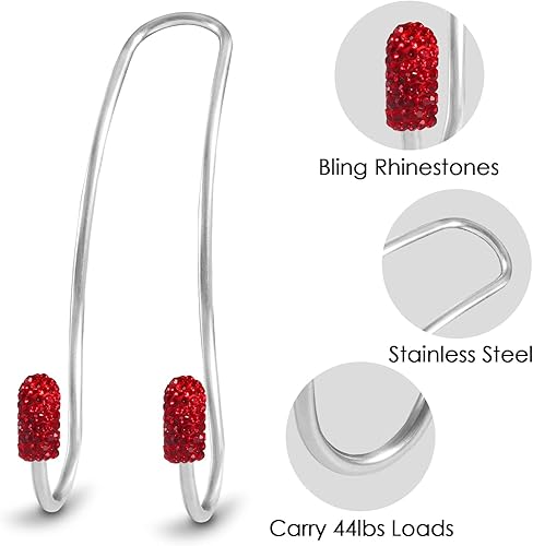 Miniatura 4 de Ganchos organizadores para reposacabezas de asiento de automóvil, organizadores de bolsas, organizador de bolsas y colgador, ganchos de asiento