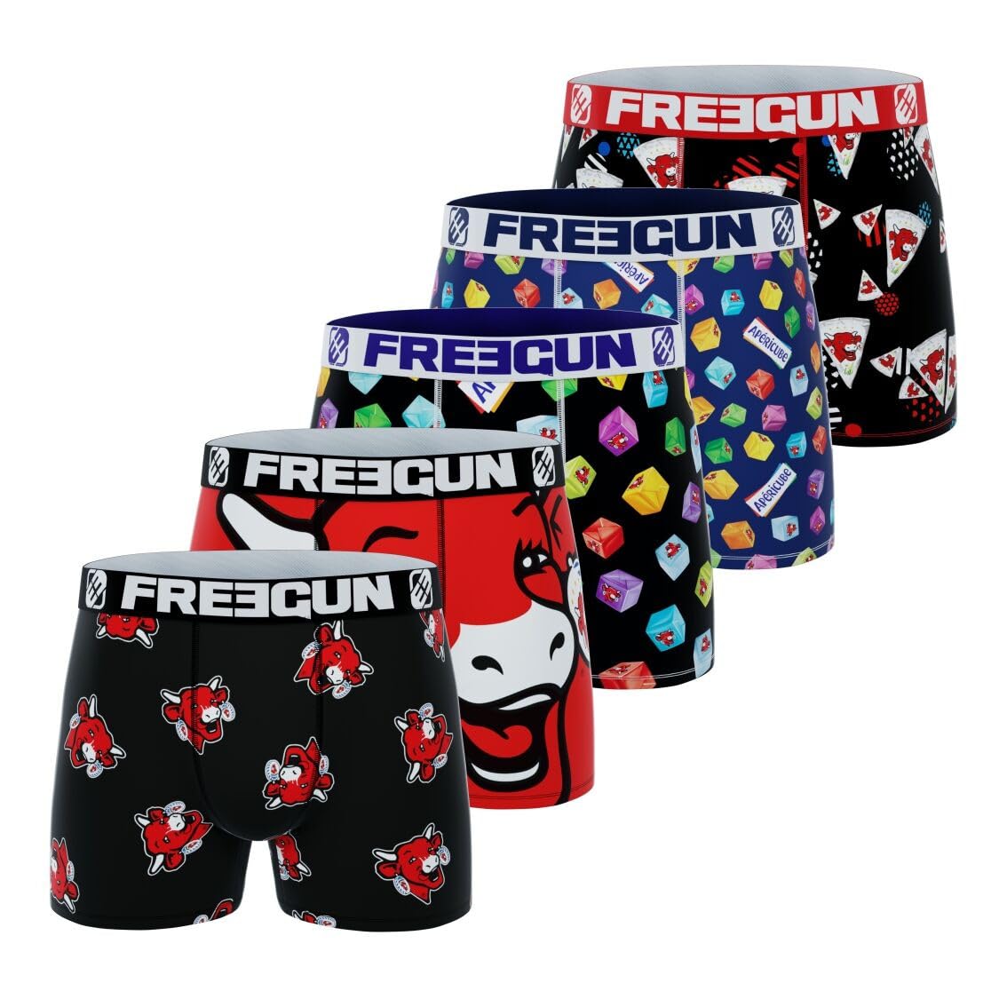 Freegun Ropa Interior de Hombres (Pack de 5)