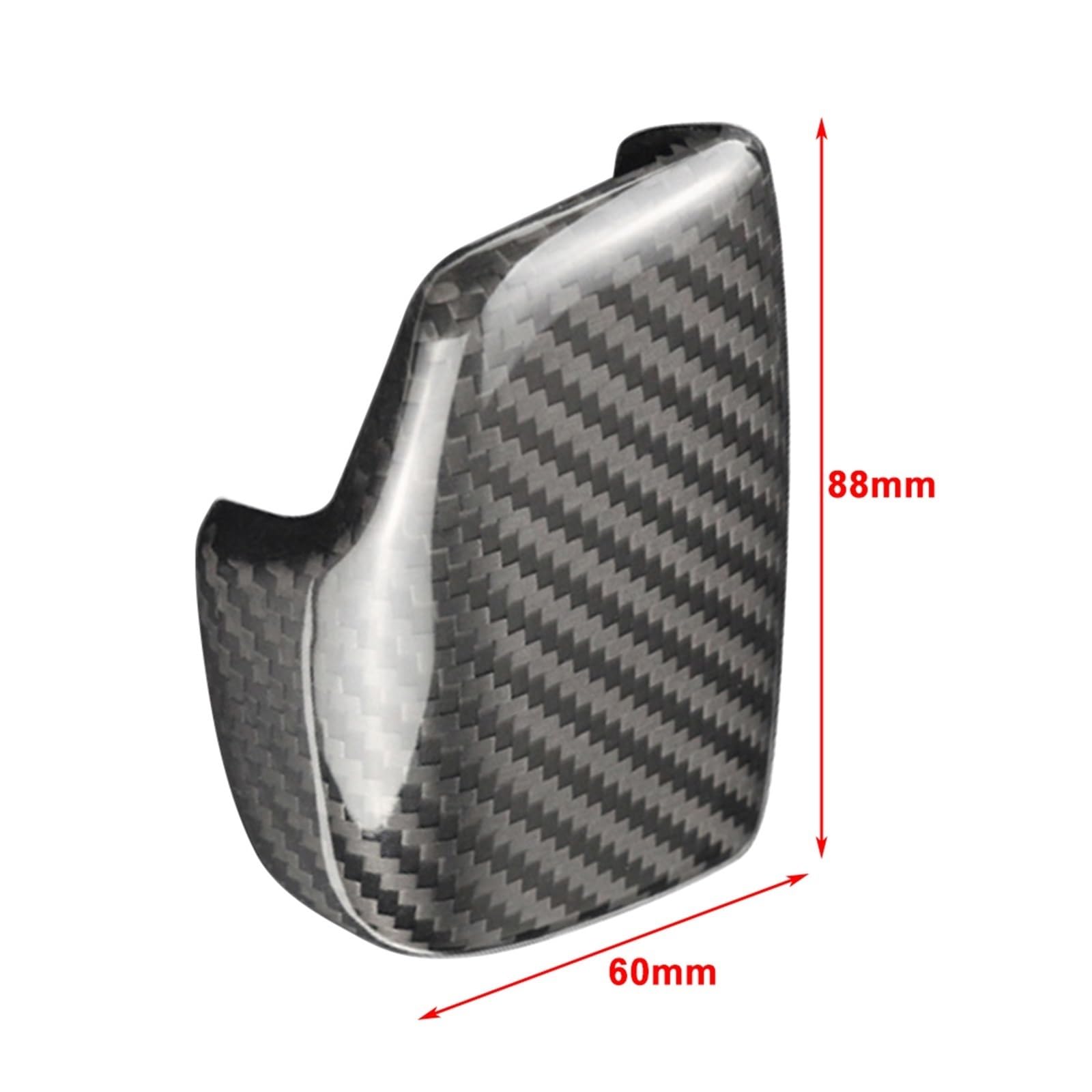 Pomello del cambio Copri pomello cambio automatico in fibra di carbonio adesivo rivestimento accessori auto per A4 B9 A5 Q7 2017 2018