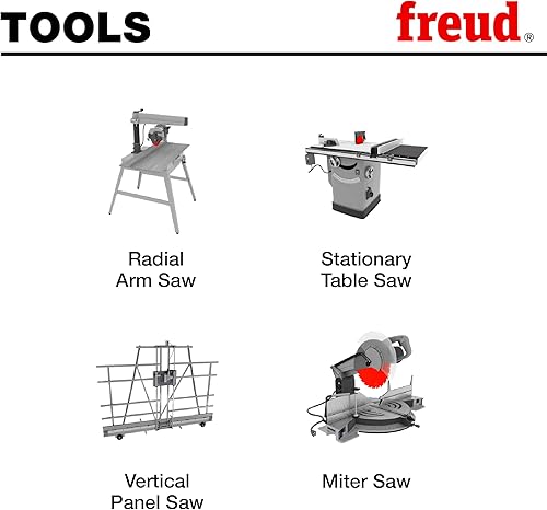 Miniatura 3 de Freud LU97R014: Hoja de laminado/melamina de doble cara de 14" x 108T