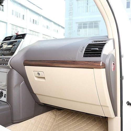 Miniatura 7 de LLKUANG Para Toyota Land Cruiser Prado FJ150 150 2010-2019 Co-piloto Interior Co-piloto Co-piloto Lado del pasajero Decoración Tira Trim para LHD