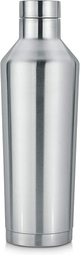 Gordon Sinclair Copper Riviera - Botellas de agua de acero inoxidable de doble pared de 17 onzas, la botella de agua aislada al vacío es a prueba de