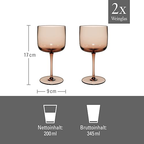 Miniatura 3 de Villeroy & Boch Par de copas de vino de arcillaagua