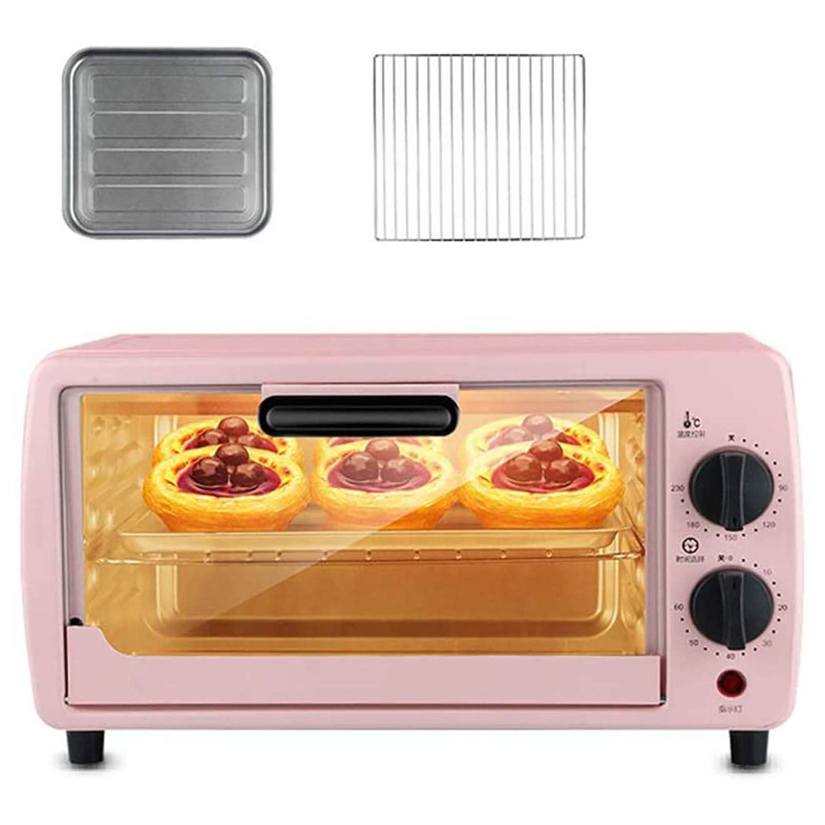 Mini Four 9L Température Réglable 0-230 ℃ Et Minuterie De 60 Minutes