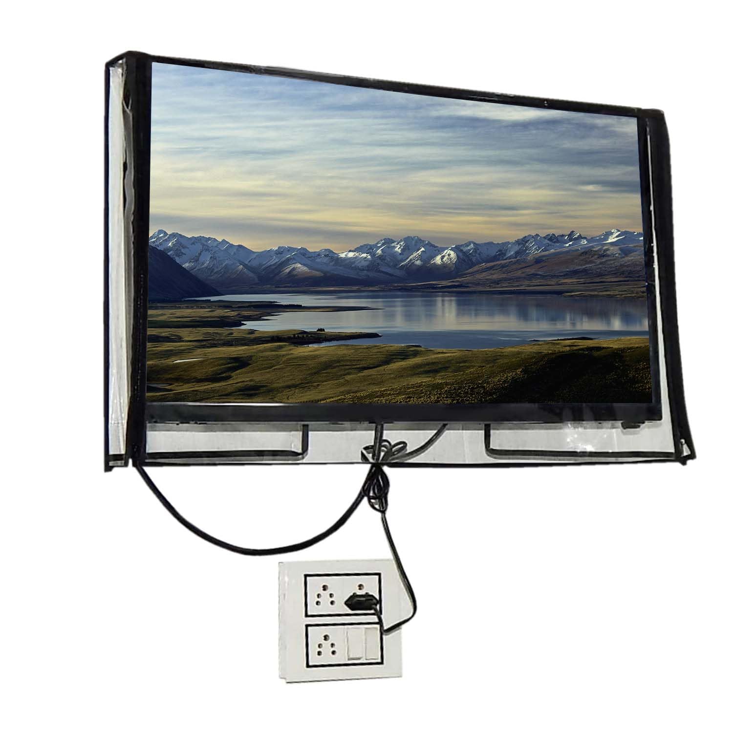 Great Fashion® 2 layer dust proof smart LED LCD TV cover for 24 inch LED/LCD TV (GF_CLEAR_LED24_BA017)