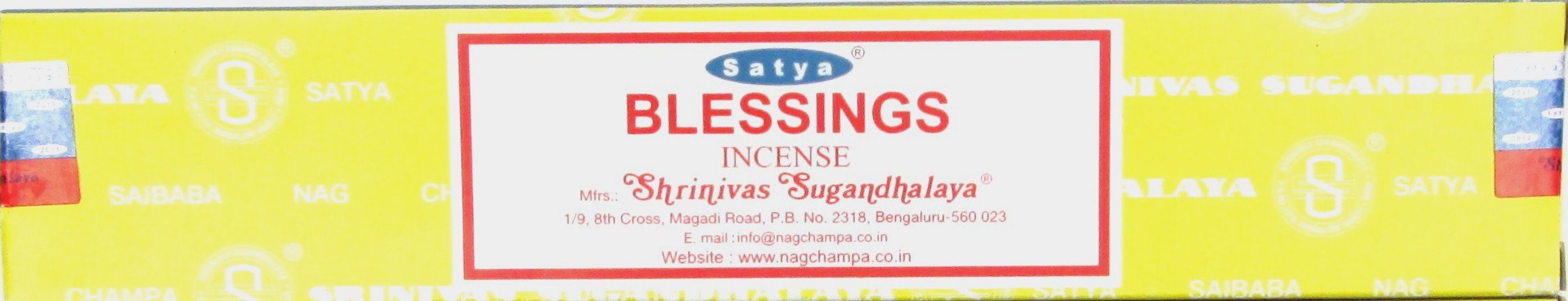 Satya Nag Champa Blessing Incense Sticks (Single Pack)