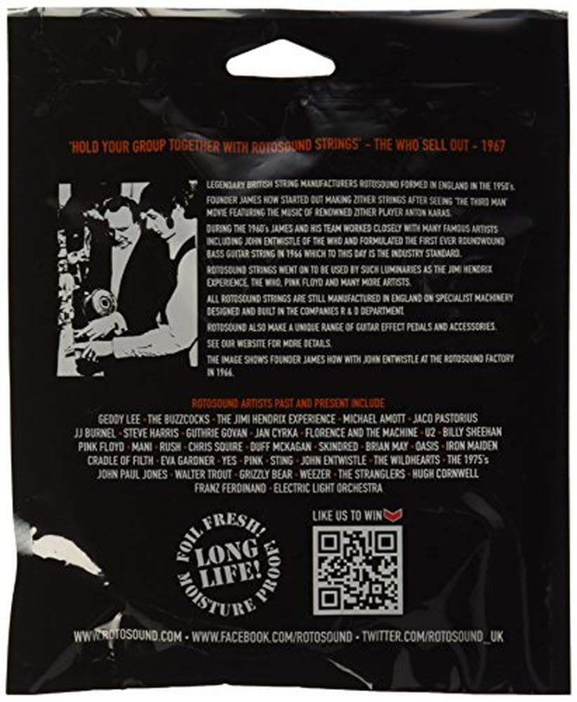 Amazon | ROTOSOUND ロトサウンド ベース弦 Nickel Roundwound