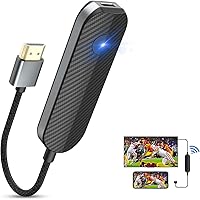 JUCONU 4K Wireless HDMI Adapter: Screen Mirroring Dongle for iPhone, iPad, Android, Laptop to TV/Projector - AirPlay, Miracast, DLNA