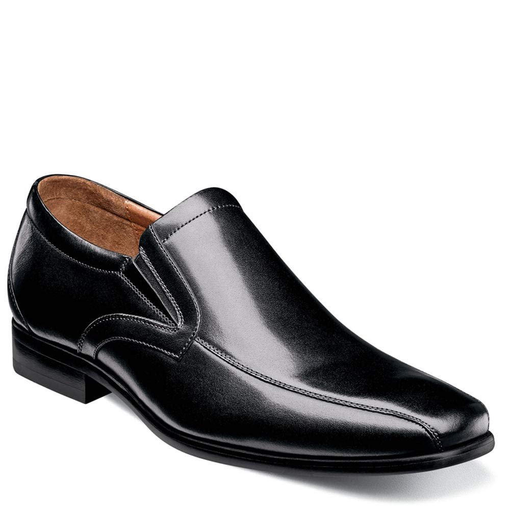 Florsheim Men's Postino Bike Toe Slip-On Black Smooth 11 D(M) US