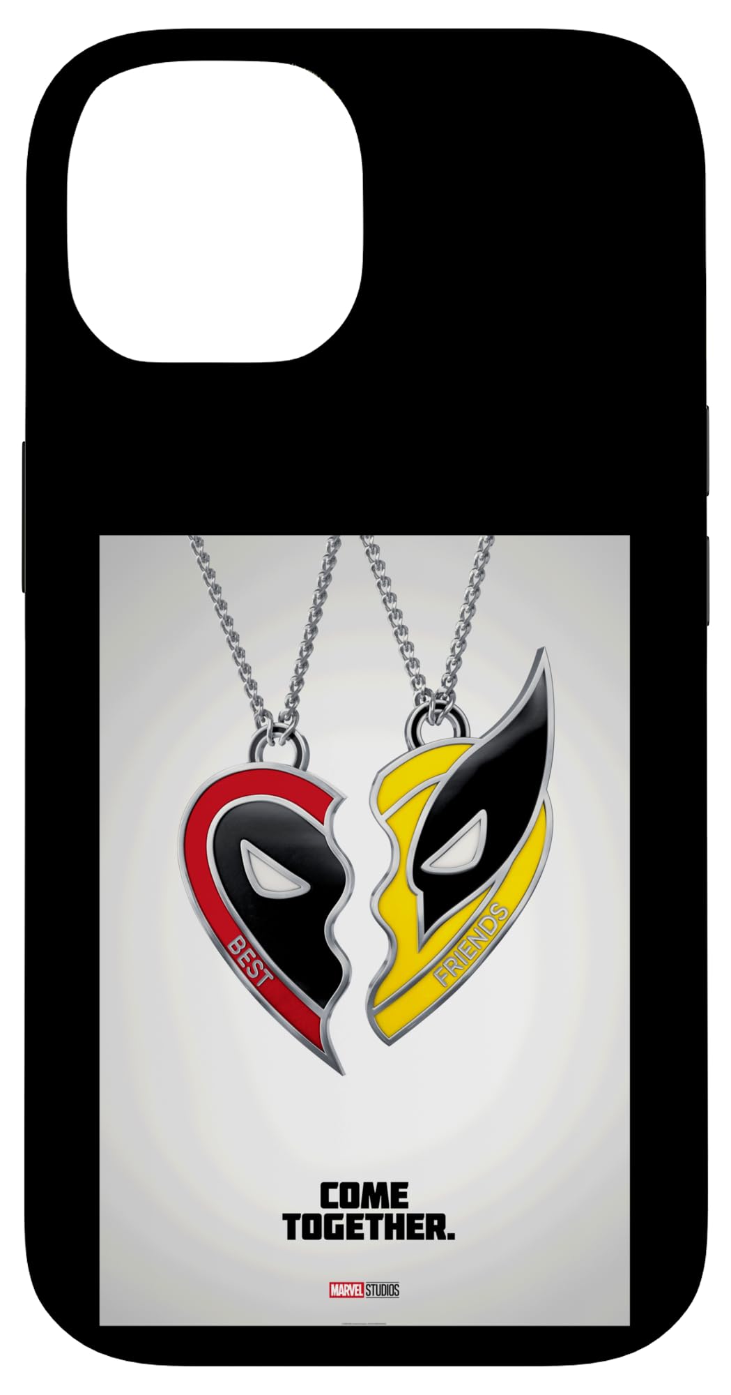 Custodia per iPhone 14 Marvel Studios Deadpool & Wolverine Friends Heart Poster