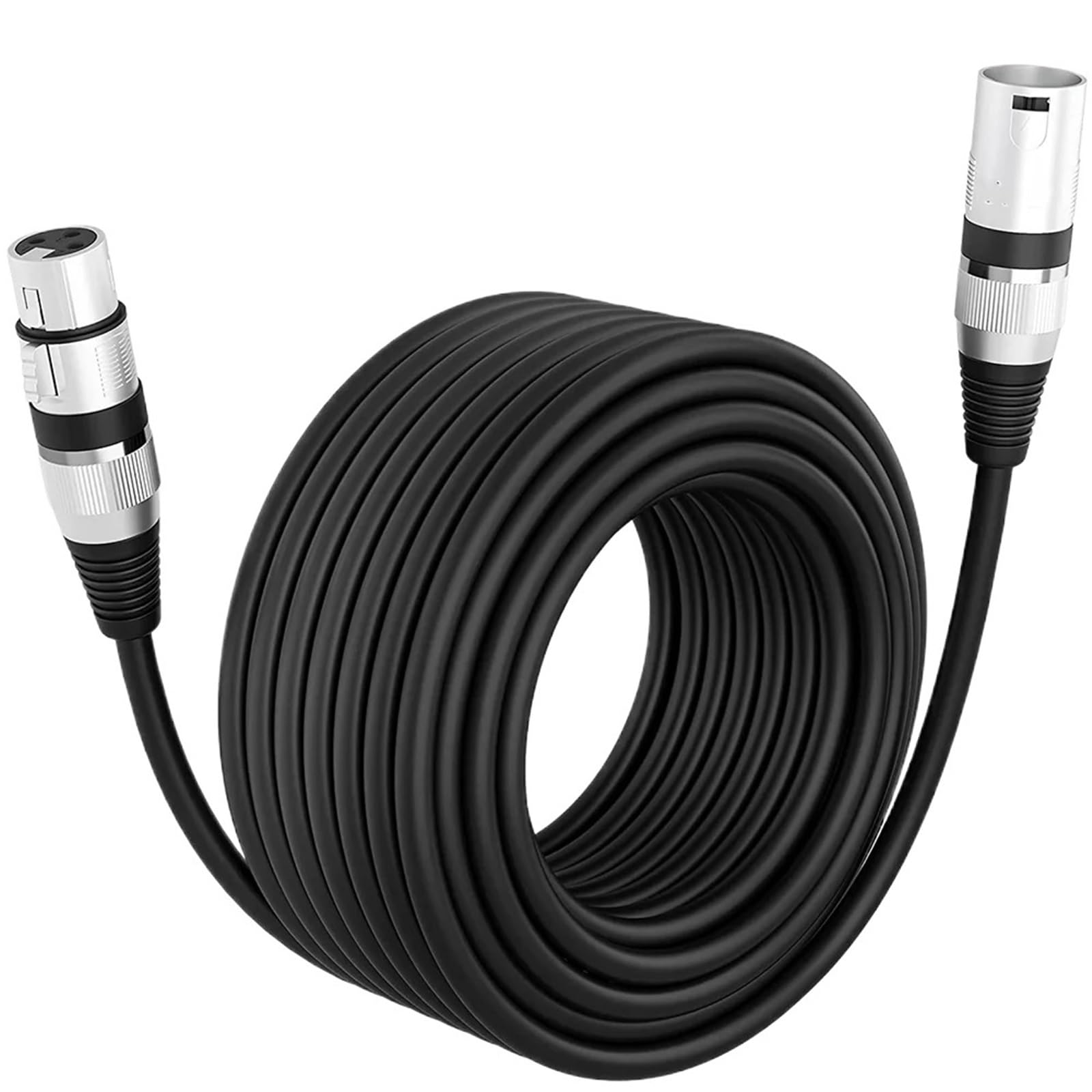 Kabel XLR męski na żeński 3-pinowy kabel audio do mikrofonu zbalansowanego (5 m)