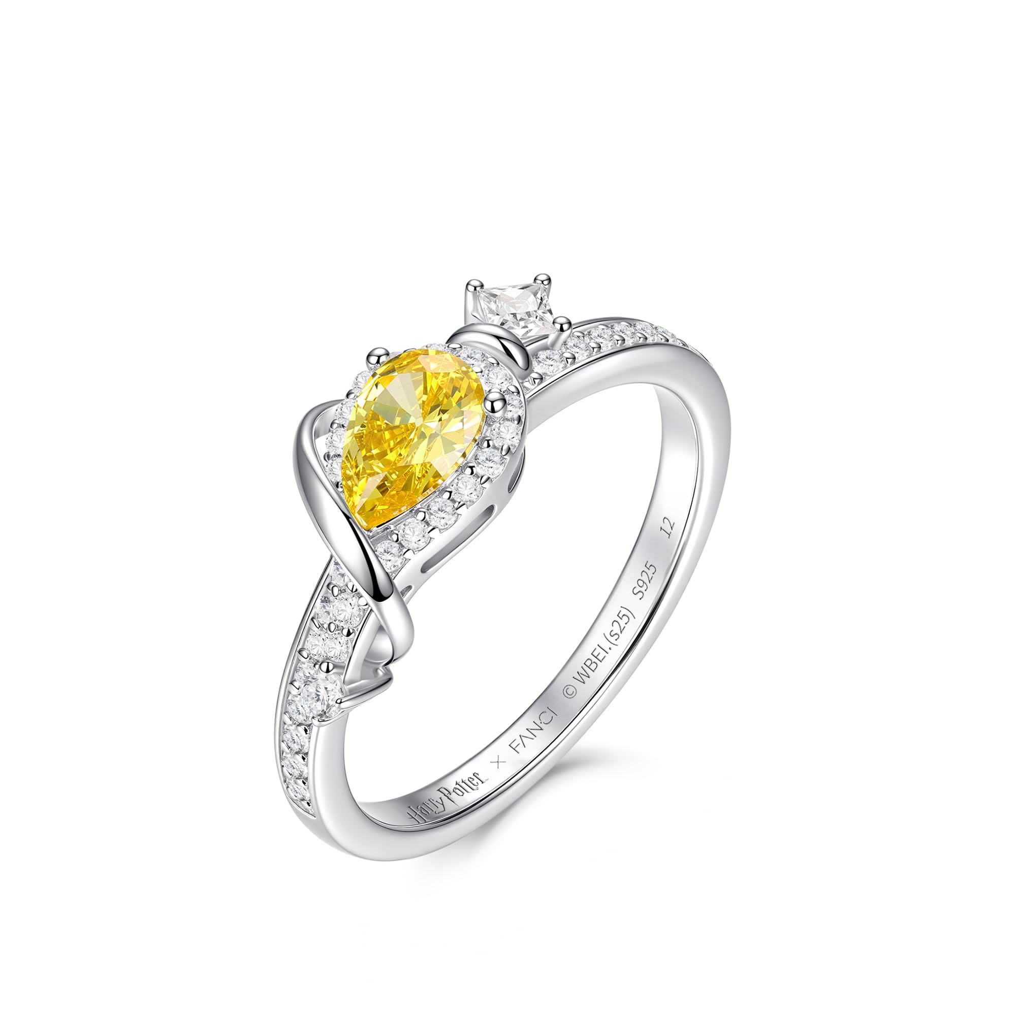 FANCIME x Harry Potter Kollaboration - Felix Felicis Ring, Sterling Silber Schmuckgeschenke für Damen Mädchen Sie