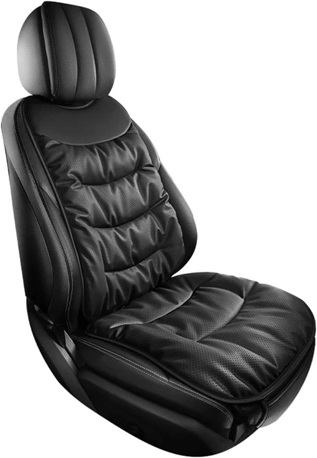 フィアット用 グランデ用 プント用 フリーモント用 ブラボー用500X用 内装アクセサリー 車 シートカバー(1PC-Black)