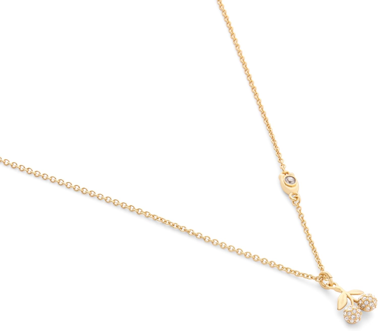 COACH Jewelry Women's Pavé Icons Cherry Pendant Necklace - Image 3