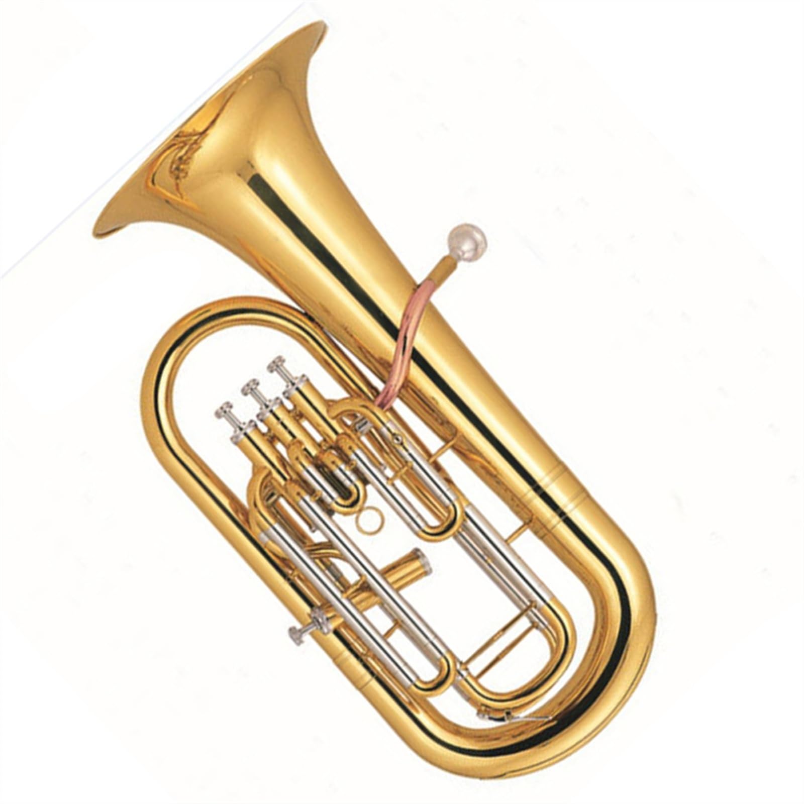 Euphonium Professionnel Euphonium À Trois Supports Et À Clé Latérale, Euphonium Compensé En Sib Avec Étui Et Embout
