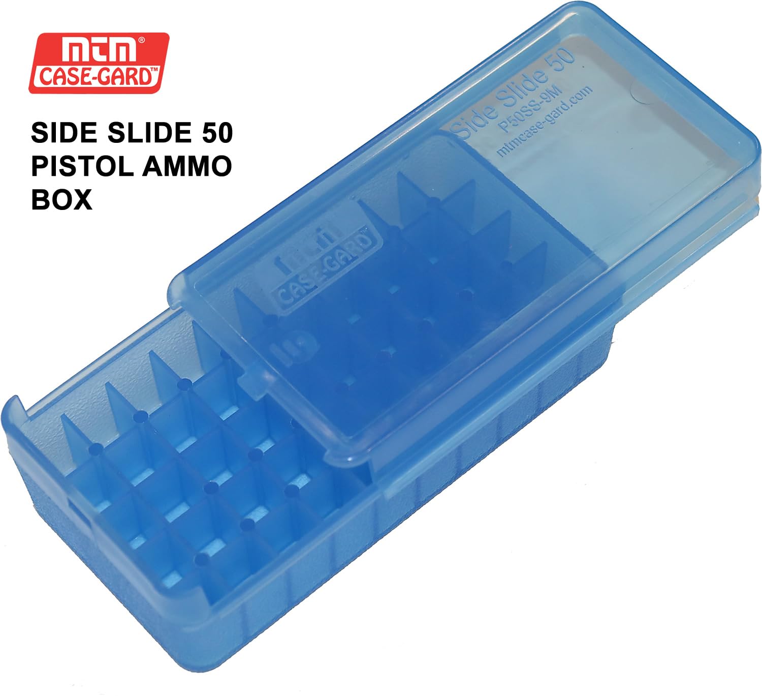 Amazon.com: MTM Case-Gard P50SS-9M-24 Side Slide Ammo Box, 50