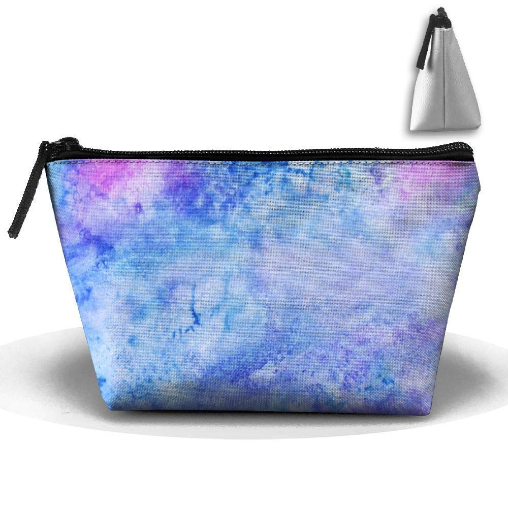 Horror Skull Trapezoidal Storage Bag Double Print Handbag Zipper Package Coin Purse Cosmetic Pouch Wallet Pencil Holder Zipper Makeup Pouch