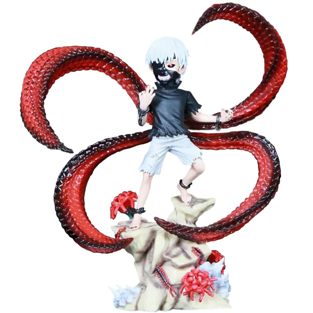 Tokyo Ghoul Ken Kaneki フィギュア 蛇のデザイン35cm Amazon.com: YLEAFUN Anime Ken Kaneki Figure, 18cm Action Figure