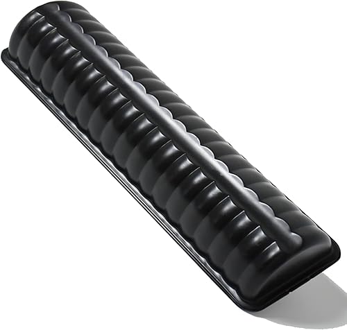 Miniatura 3 de kefyixc Molde para pastel de almendras, molde antiadherente para pan de almendras, molde para pastel, 13.1 x 4.5 x 2 pulgadas, molde antiadherente